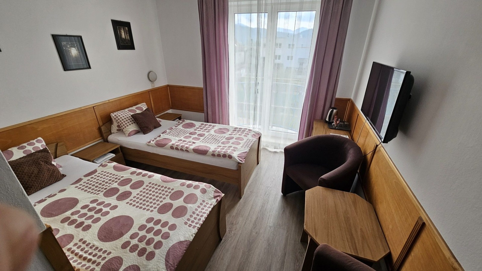 Penzión Magnólia Trenčín – Doppelzimmer – Balkon